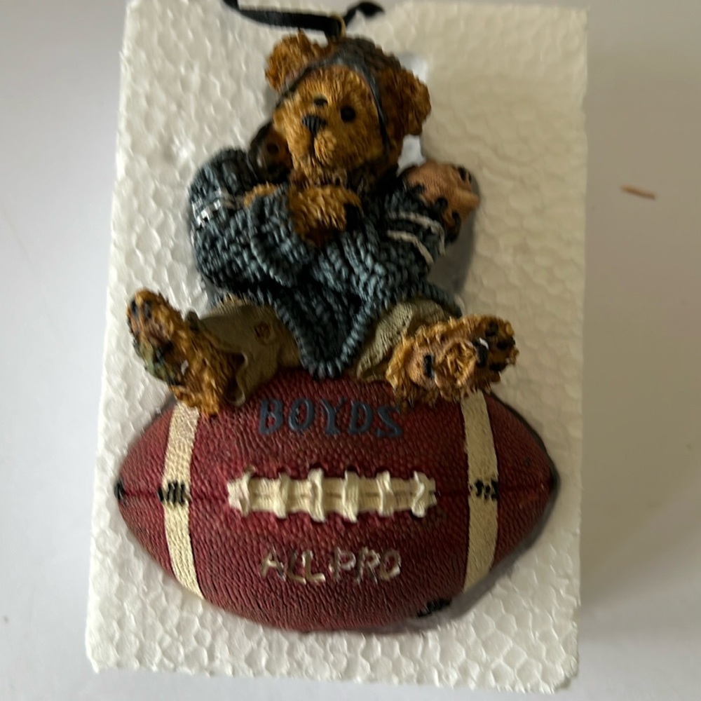 Boyds Bears “Half Time” Football Ornament.